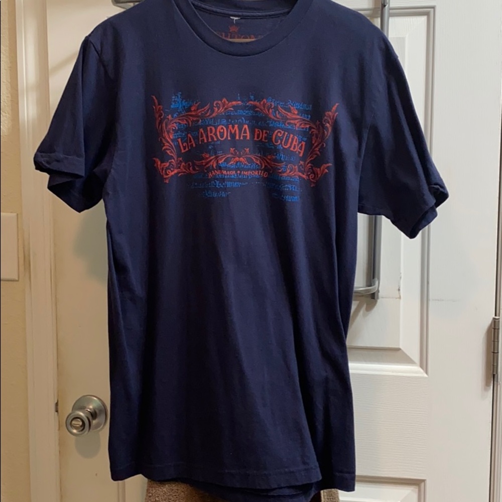 Ashton Men's tee shirt. Navy blue, Size Large